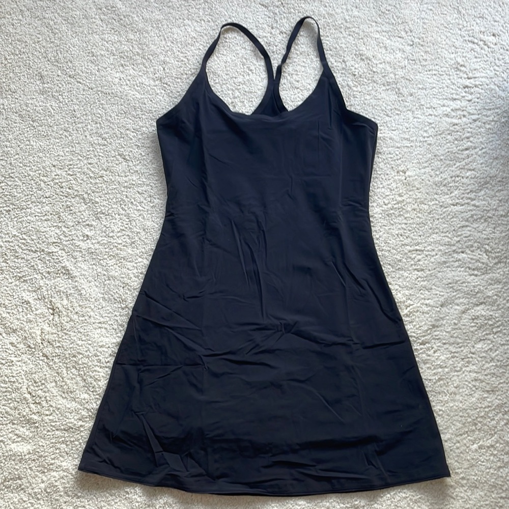 Outdoor Voices Exercise Dress, black, size medium